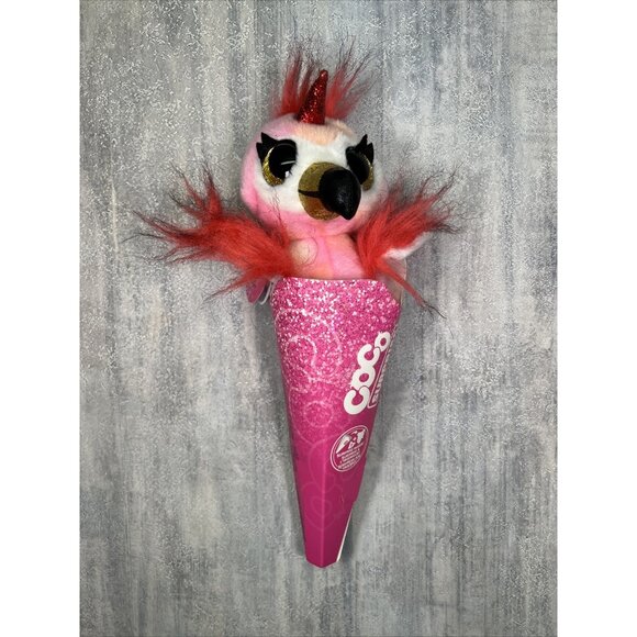 2x Zuru CoCo Surprise Plush Neon Pink Hop Rainbow The Zebra Collectible - Picture 3 of 12